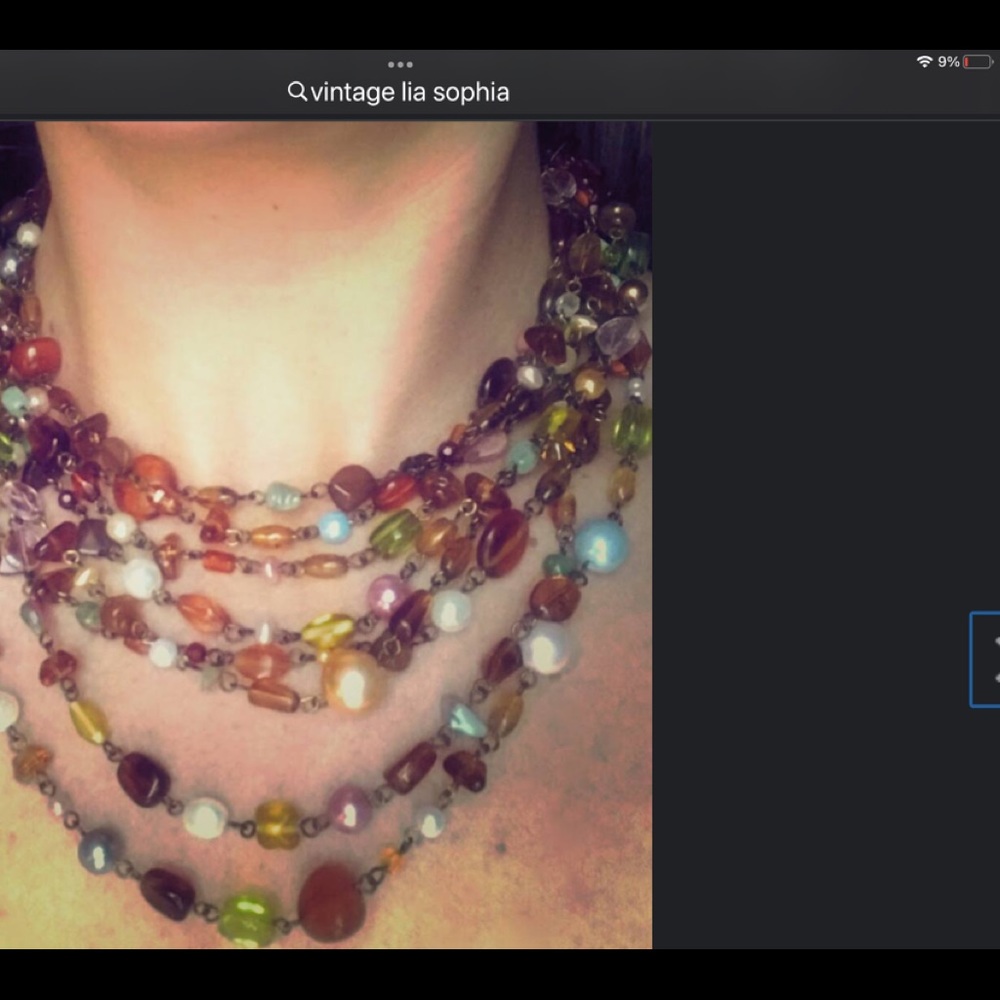 Vintage Lia Sophia necklace and matching bracelet. - Picture 2 of 3